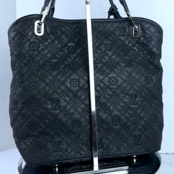 Louis Vuitton LV Hand Bag LiliaGM Black Monogram Antia - Picture 3 of 16